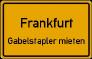 60311 Frankfurt - Gabelstapler u. Manitou Miete